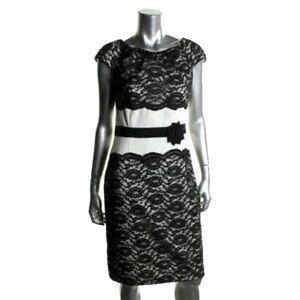 JAX Cocktail Dress Black Lace